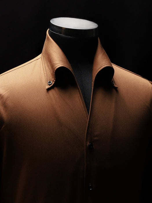 Rust One Piece Cooper Collar Shirt