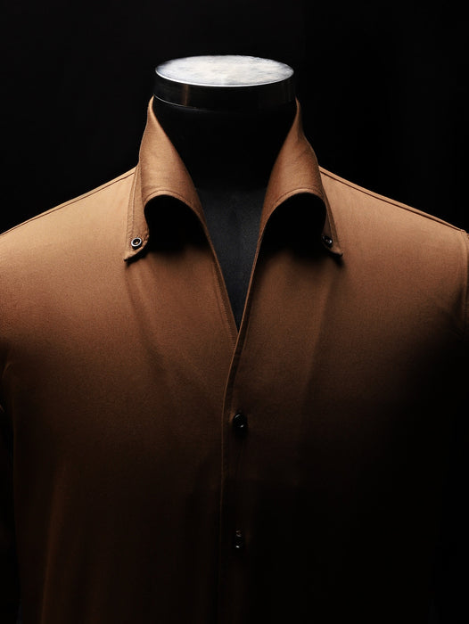 Rust One Piece Cooper Collar Shirt